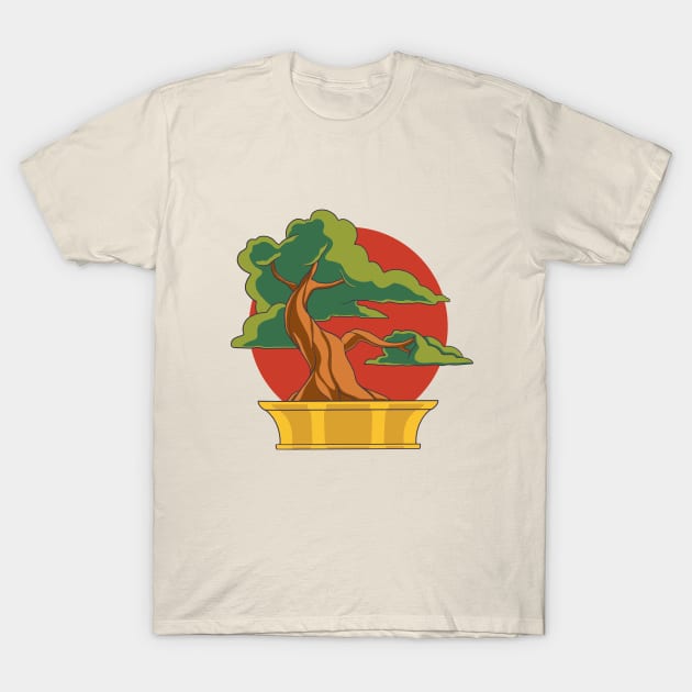 Bonsai Tree T-Shirt by frenchtoastt